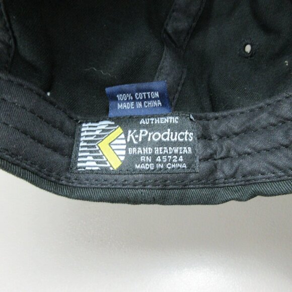 K-Products mens gray an black Wix Filters distressed strapback hat NWT - Picture 7 of 7